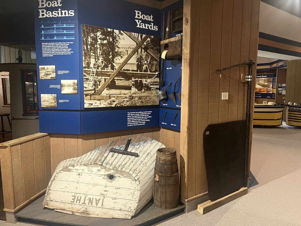 The canal center boat yards area