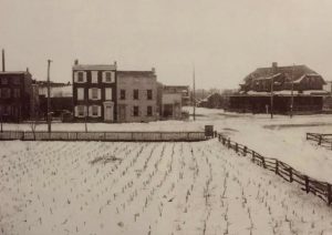 snow blanketing state street