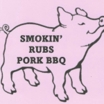 smokin rubs pork bbq fundraiser event logo
