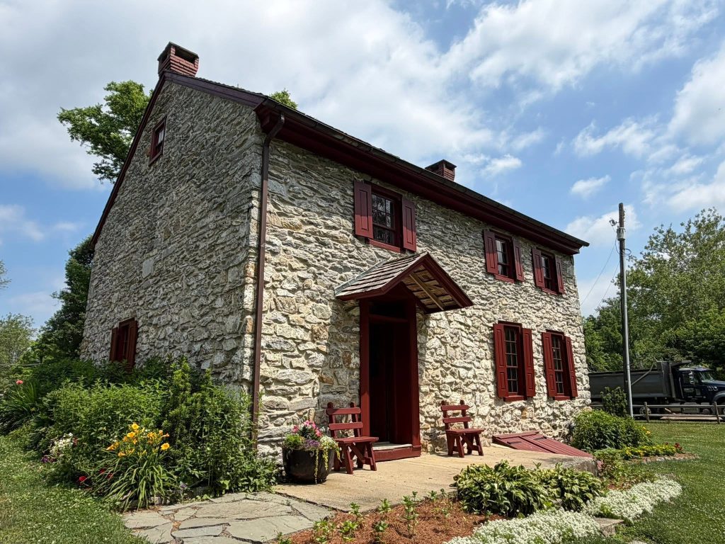 exterior of the homestead house
