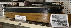 Canal boat model we have at the historical society museum