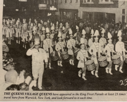 The Queens Village Queens all-woman marching band that traveled all the way from New York City to play in the parade for 23 years