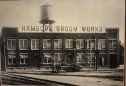 This picture was donated to us by the daughter of a gentleman who worked for many years in the building. The picture hung on the wall of his home, probably reminding him of all the memories made while working there.