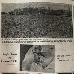 Photo of the proposed plant site