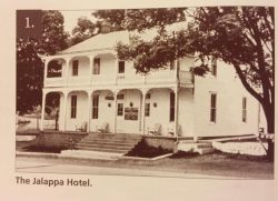 Jalappa Hotel, also know as Wagner's Inn or Berks County Inn was originally a log building built in 1800s. It housed Jalappa's first post office in 1863 and served as a polling place. In 1941 the hotel had more than 7000 overnight guests. Last open for business in 1952.