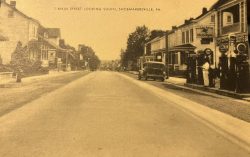 straight down main street of Shoemakersville