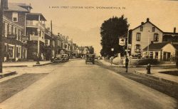 traveling along main street in Shoemakersville